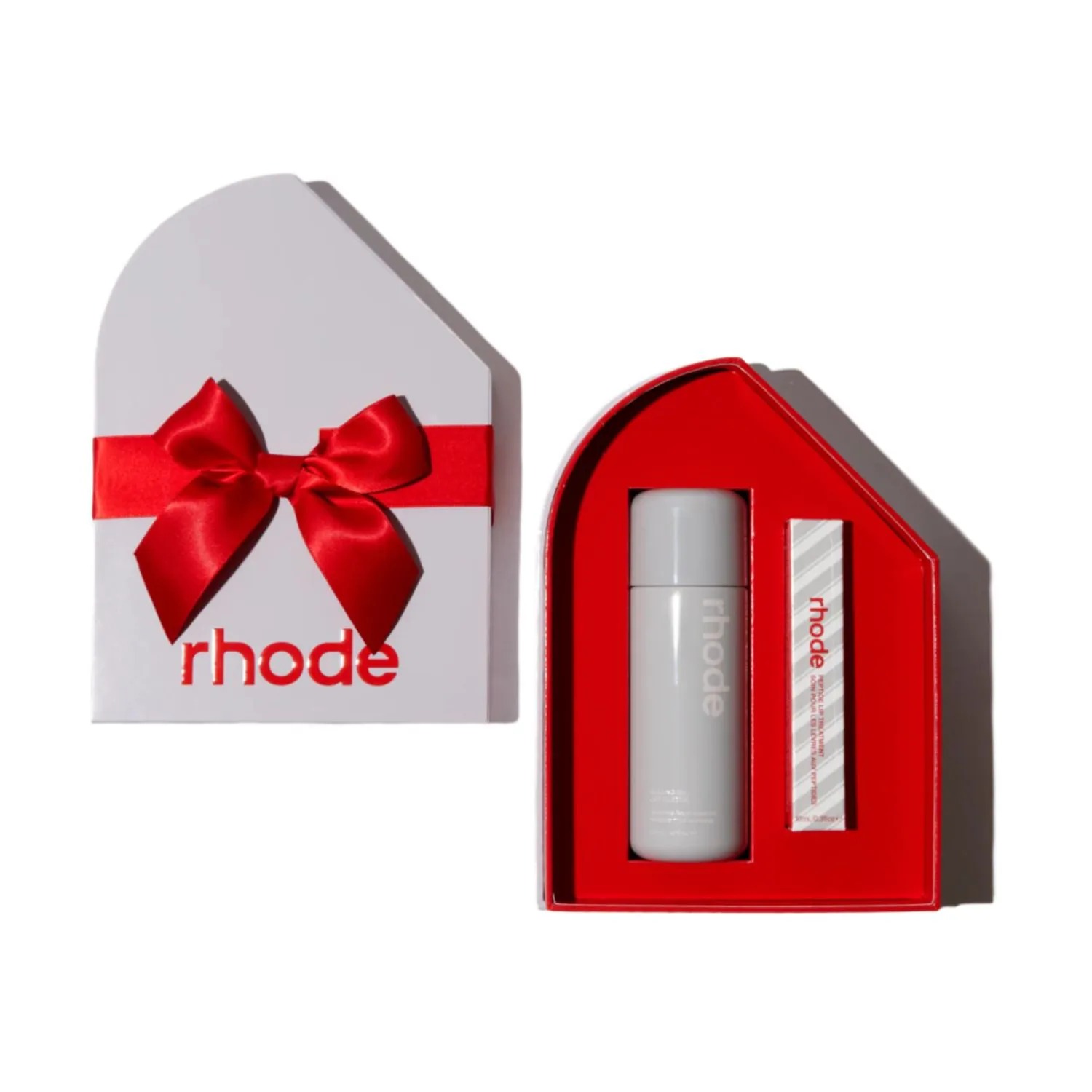 Rhode Holiday Duo: Glazing Milk + Peptide Lip Tint Peppermint Glaze 140/10ml - интернет-магазин профессиональной косметики Spadream, изображение 61256