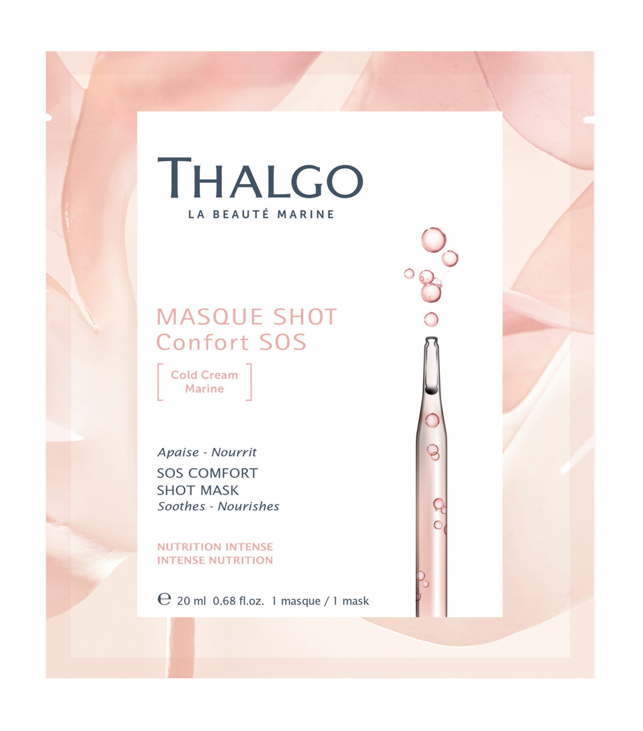 Thalgo SOS Comfort Shot Mask 1p - интернет-магазин профессиональной косметики Spadream, изображение 50474