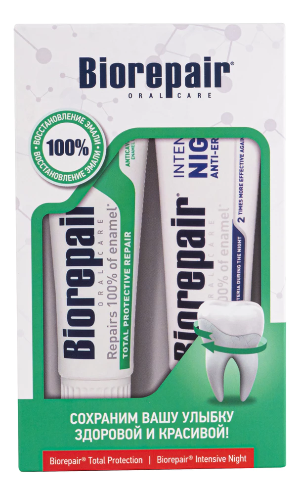 Biorepair Protecting Smiles Kit 2x75ml - интернет-магазин профессиональной косметики Spadream, изображение 57637