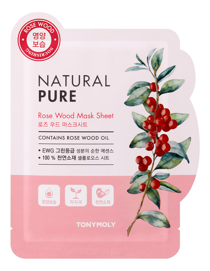 

Tony Moly Natural Pure Rose Wood Mask Sheet