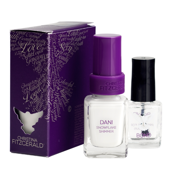 

Christina Fitzgerald Dani Snowflake Shimmer + Bond 12ml/9ml
