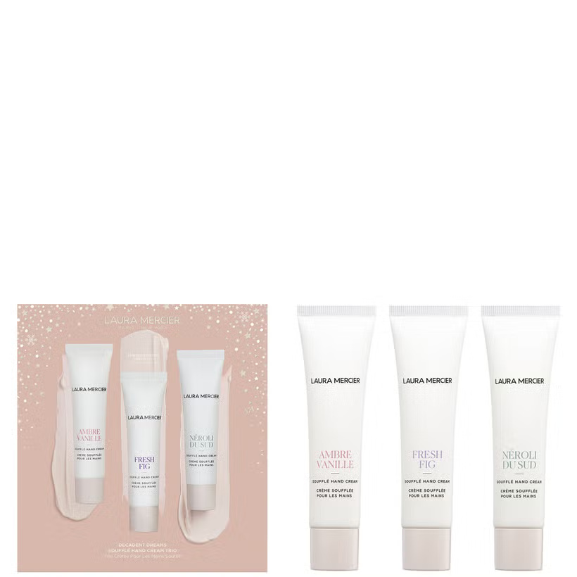 Laura Mercier Decadent Dreams Souffle' Hand Cream Trio 3x30ml - интернет-магазин профессиональной косметики Spadream, изображение 62710