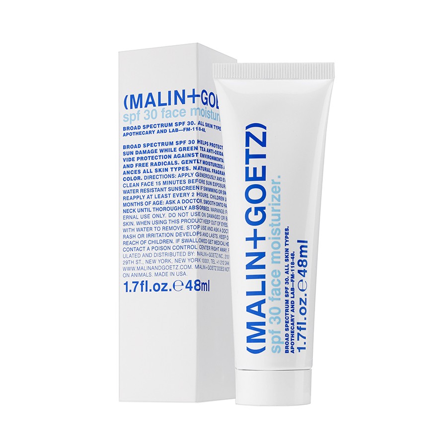

MALIN+GOETZ spf 30 face moisturizer 48 ml.