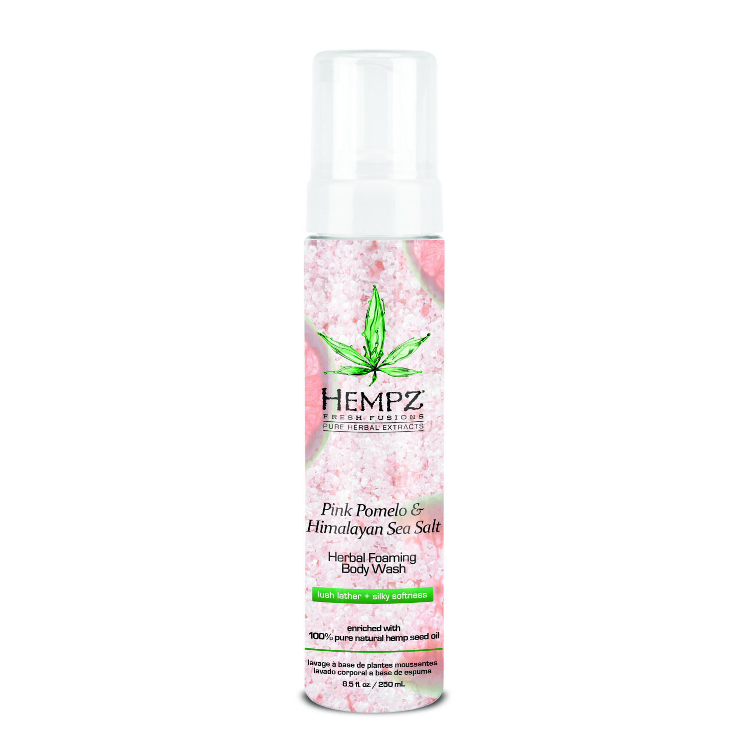 Hempz Pink Pomelo & Himalayan Sea Salt Herbal Foaming Body Wash 250ml - интернет-магазин профессиональной косметики Spadream, изображение 26881