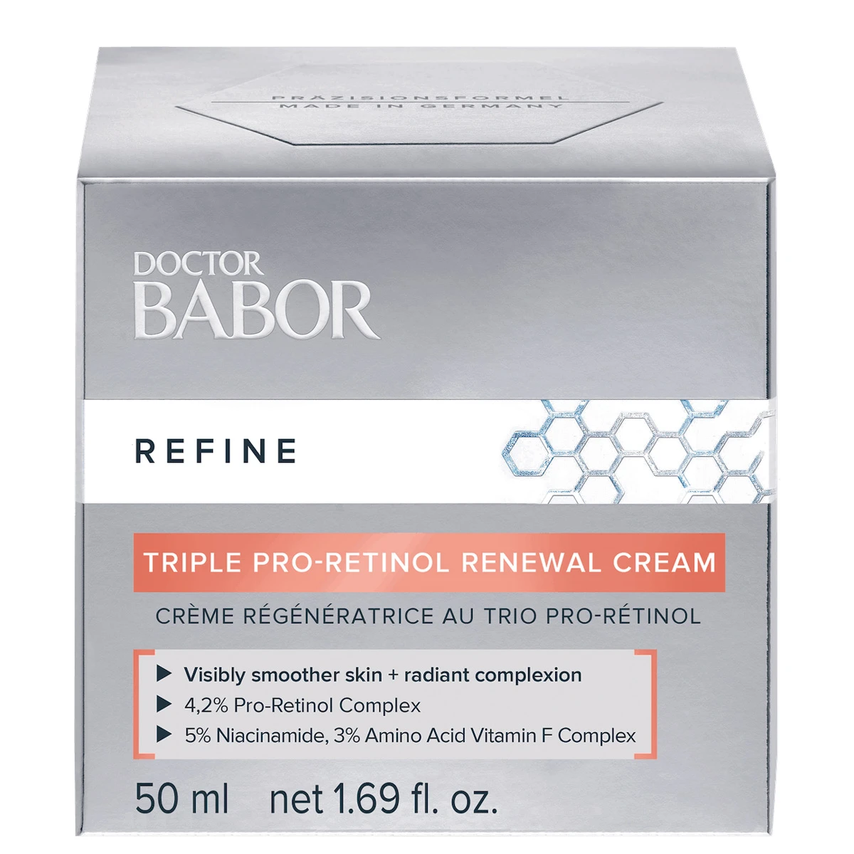 BABOR Triple Pro-Retinol Renewal Cream 50ml - Крем Про-Ретинол Тройное  Обновление Refine Cellular , 4.021.95, BABOR, купить по выгодной цене в  интернет магазине Spadream