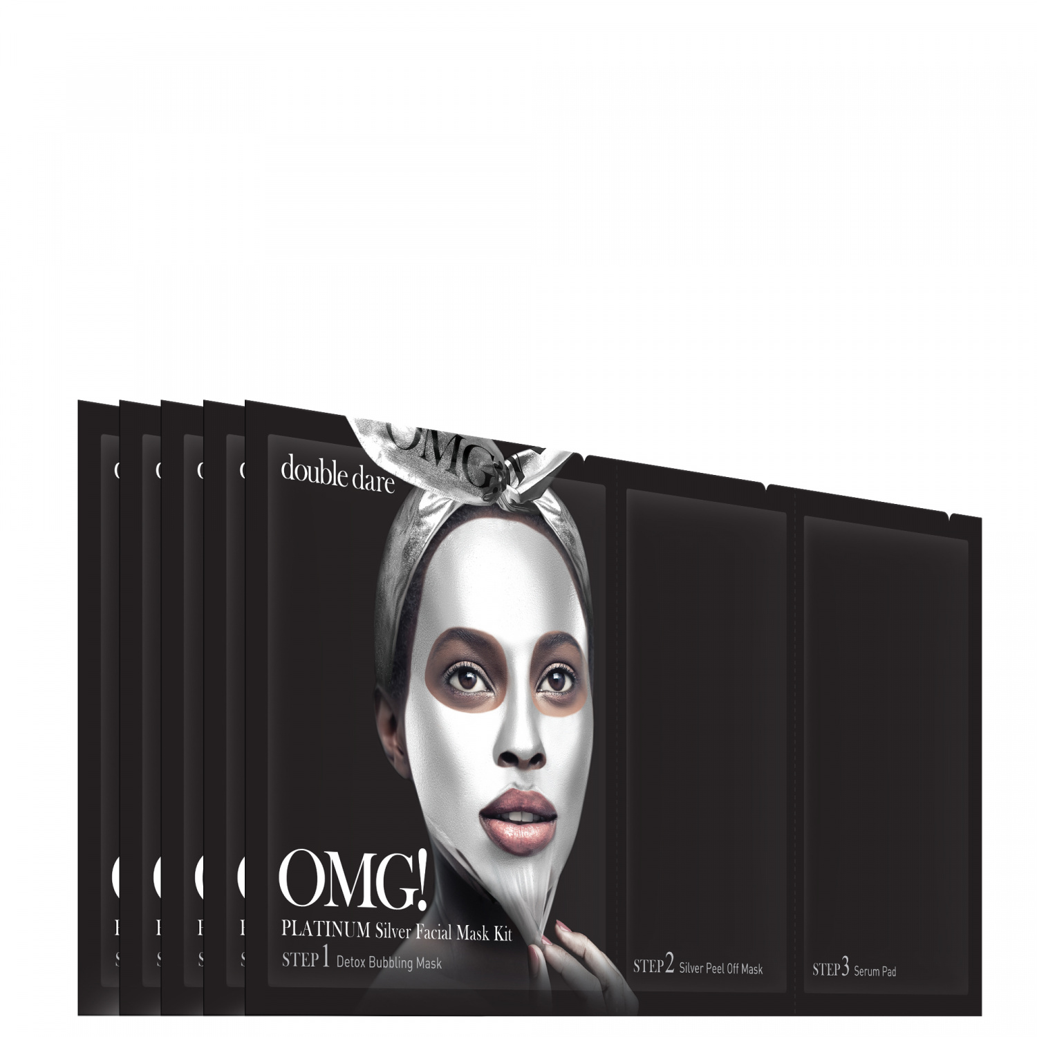 Double Dare OMG! Platinum SILVER Facial Mask Kit 5p - интернет-магазин профессиональной косметики Spadream, изображение 40738