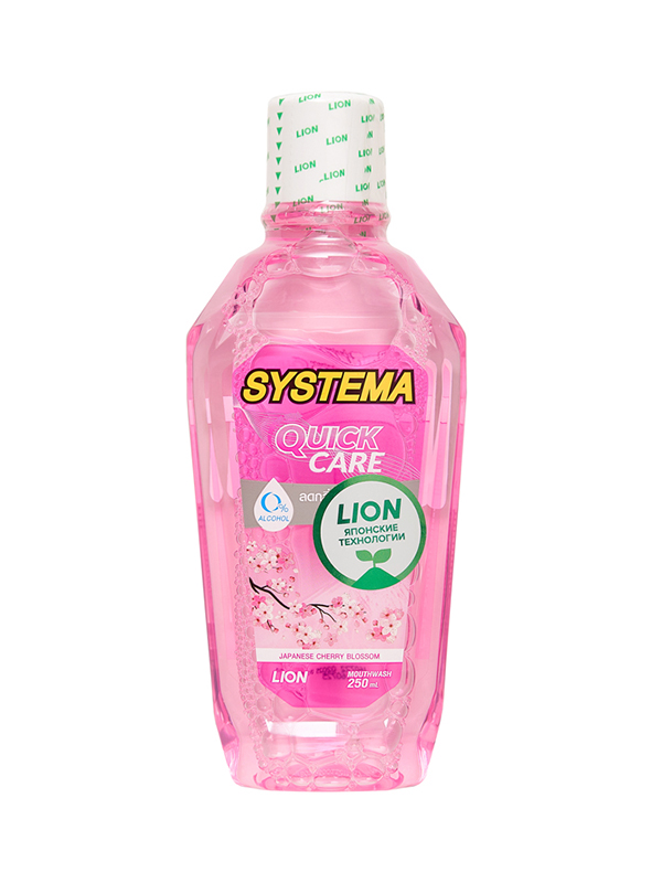 LION Systema Mouthwash Cherry Blossom 250ml - интернет-магазин профессиональной косметики Spadream, изображение 46723