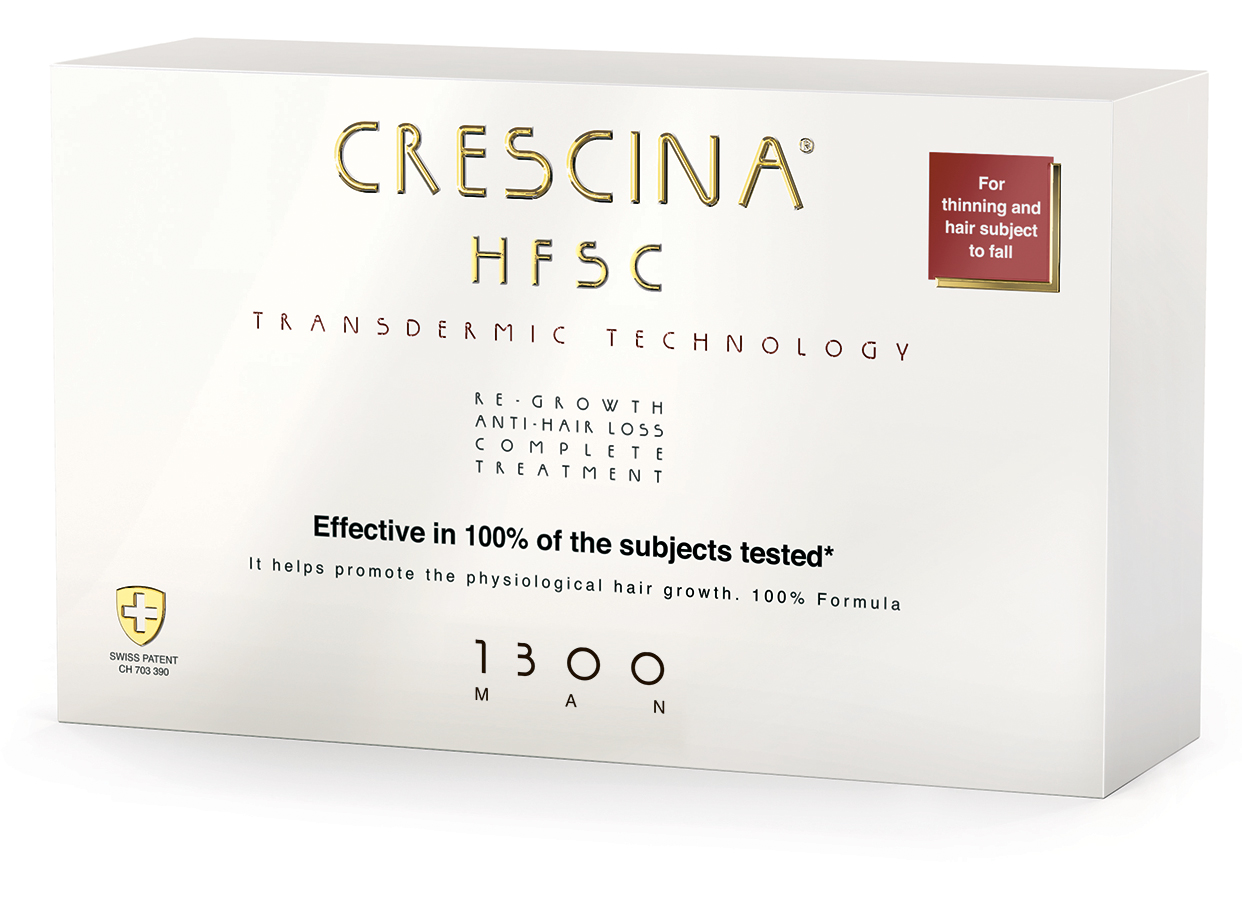 Crescina Man 1300 HFSC Transdermic 100% №10+№10 - интернет-магазин профессиональной косметики Spadream, изображение 49401