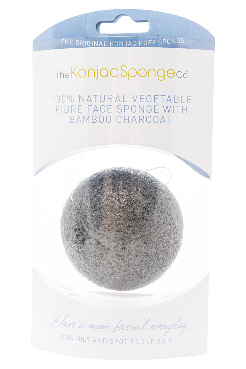 The Konjac Sponge Premium Facial Puff with Bamboo Charcoal - интернет-магазин профессиональной косметики Spadream, изображение 23413