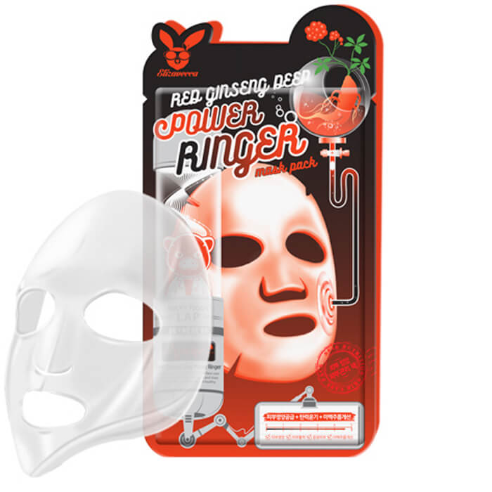 Elizavecca Red Ginseng Deep Power Ringer Mask - интернет-магазин профессиональной косметики Spadream, изображение 25531