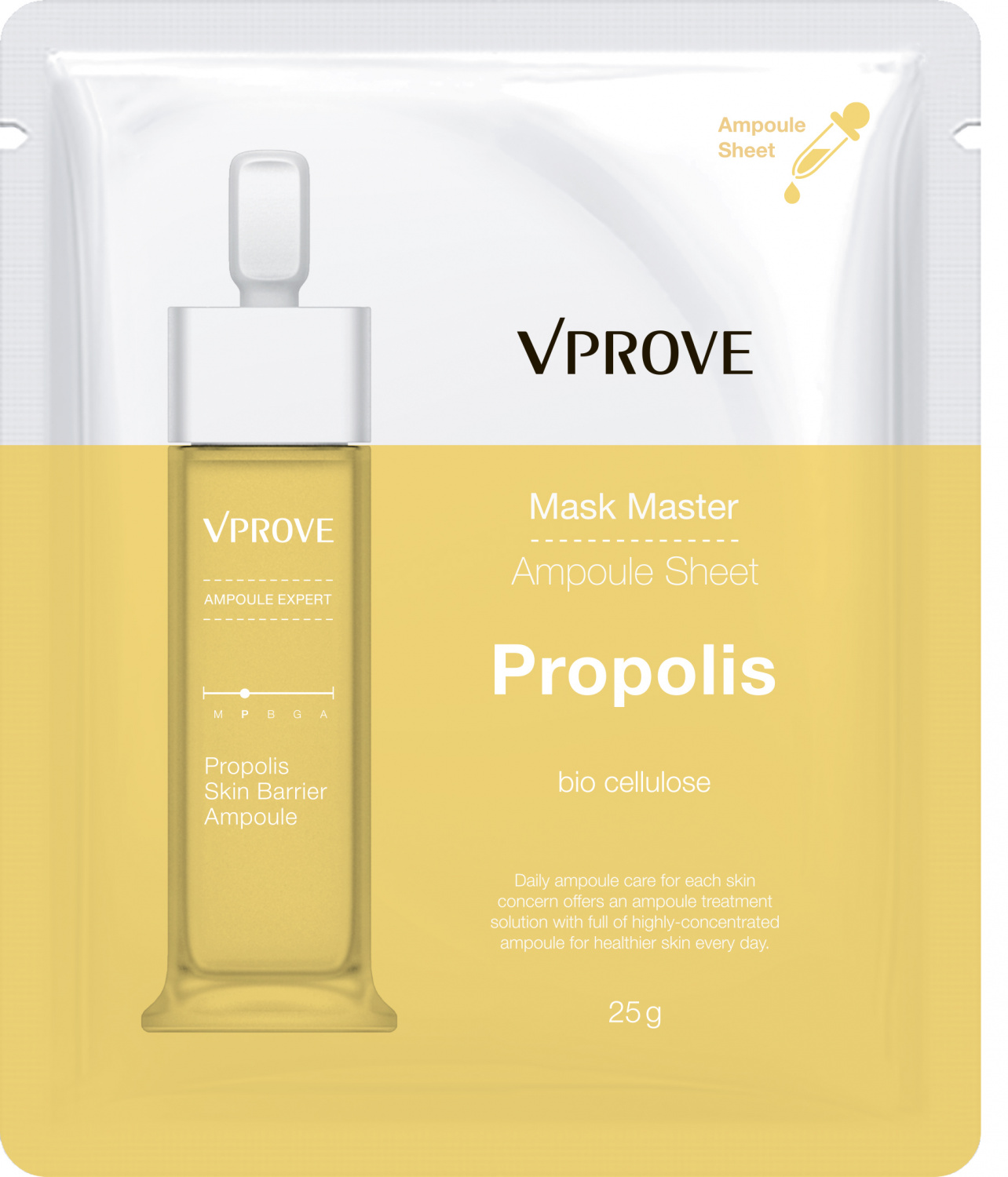 

Vprove Mask Master Ampoule Sheet - Propolis 25gr