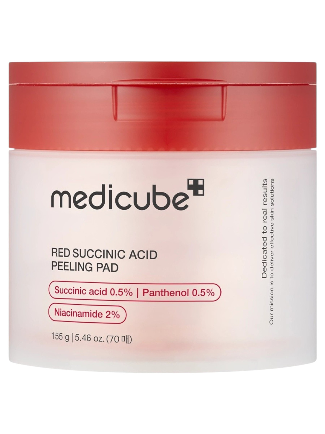 Medicube Red Succinic Acid Peeling Pad 70pcs - интернет-магазин профессиональной косметики Spadream, изображение 66009