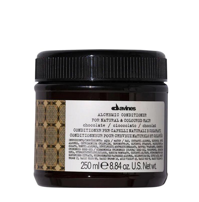 Davines Alchemic Conditioner For Natural And Coloured Hair Chocolate 250ml - интернет-магазин профессиональной косметики Spadream, изображение 44254