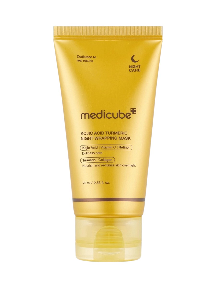 Medicube Kojic Acid Turmeric Night Wrapping Mask 75ml - интернет-магазин профессиональной косметики Spadream, изображение 66602
