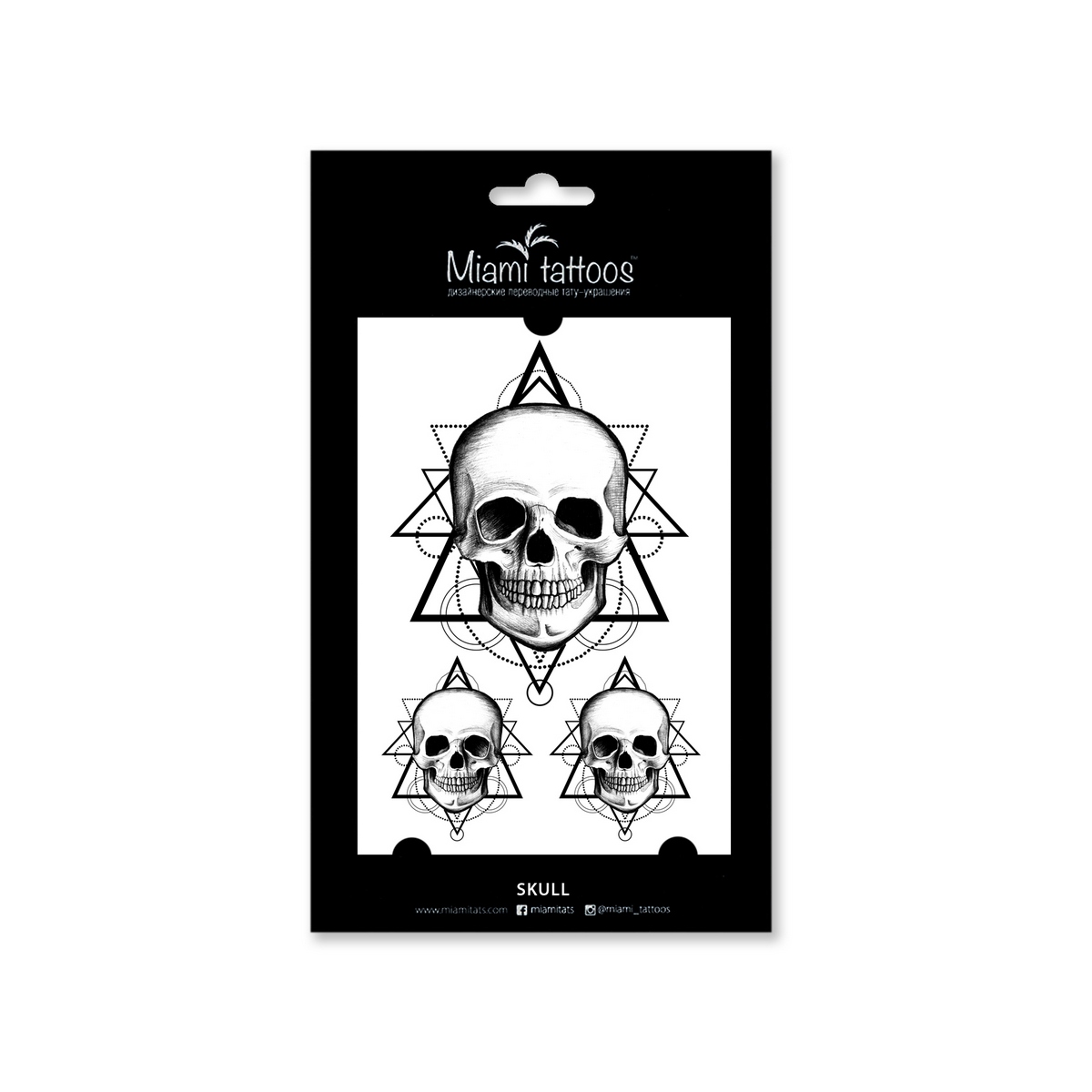 

Miami Tattoos Переводные тату Skull