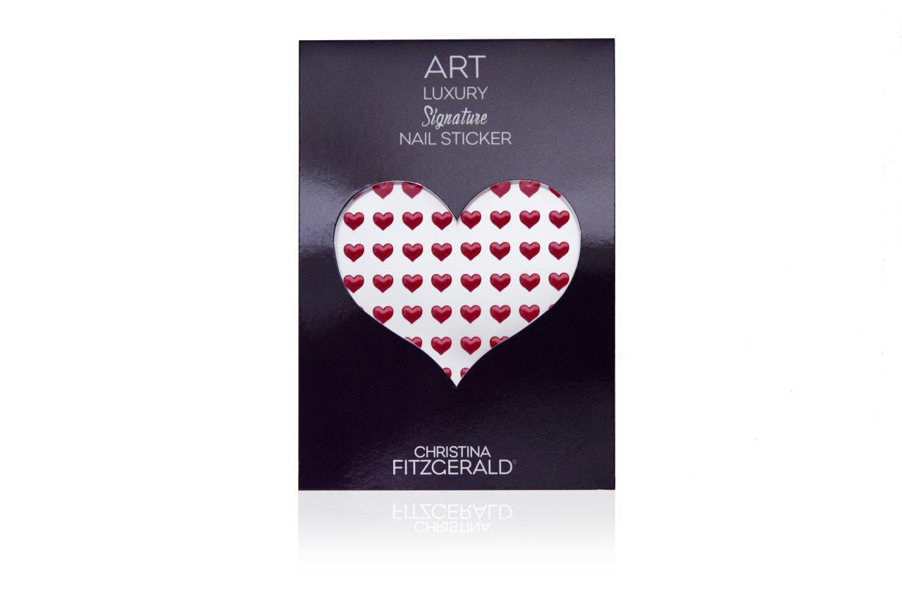 

Christina Fitzgerald Art Luxury Signature Nail Sticker Red Heart (Pack of 96)