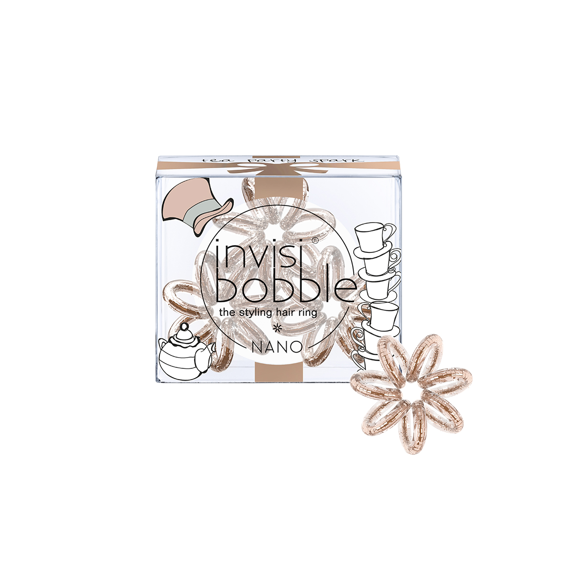 

Invisibobble NANO Tea Party Spark
