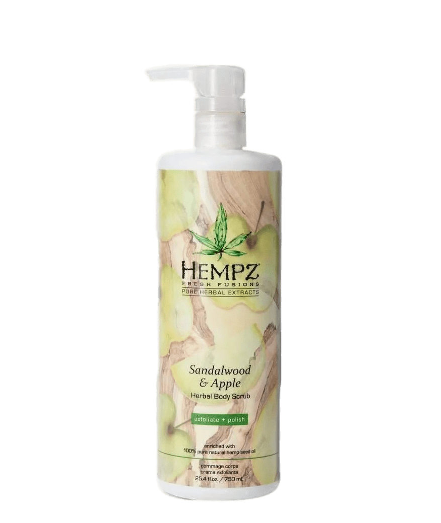 Hempz Sandalwood & Apple Herbal Body Scrub 750ml - интернет-магазин профессиональной косметики Spadream, изображение 49445