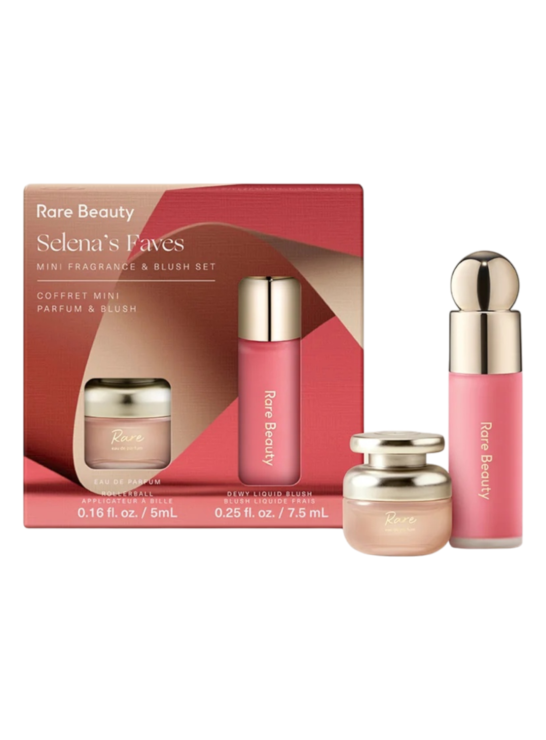 Rare Beauty Selena’s Faves Mini Fragrance & Blush Set 5ml/7.5ml