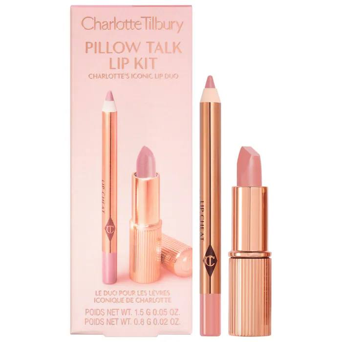 Charlotte Tilbury Pillow Talk Mini Lipstick & Lip Liner Set 1.5x0.8g - интернет-магазин профессиональной косметики Spadream, изображение 60610