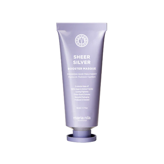 Maria Nila Sheer Silver Booster Masque 50ml - интернет-магазин профессиональной косметики Spadream, изображение 54608