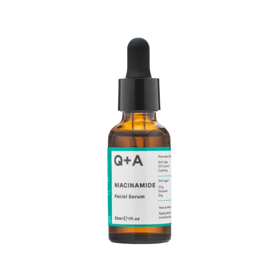 Q+A Niacinamide Facial Serum 30ml - интернет-магазин профессиональной косметики Spadream, изображение 56604