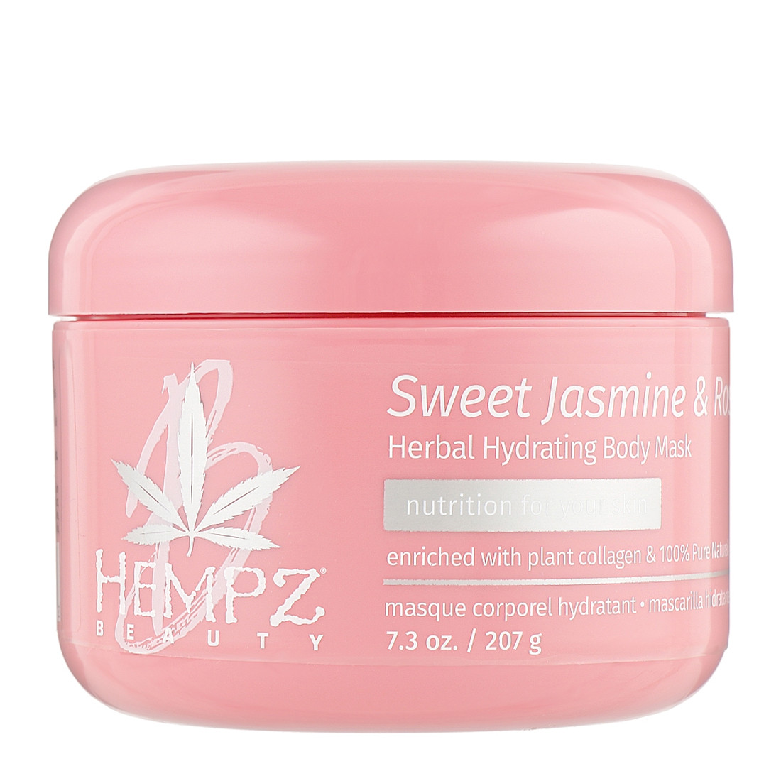 Hempz Sweet Jasmine & Rose Herbal Body Mask 207g - интернет-магазин профессиональной косметики Spadream, изображение 43658