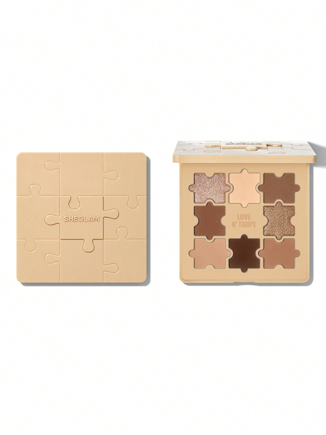 Sheglam Jazy Jigsaw Eyeshadow Palette Love N' Taupe 8g - интернет-магазин профессиональной косметики Spadream, изображение 62277