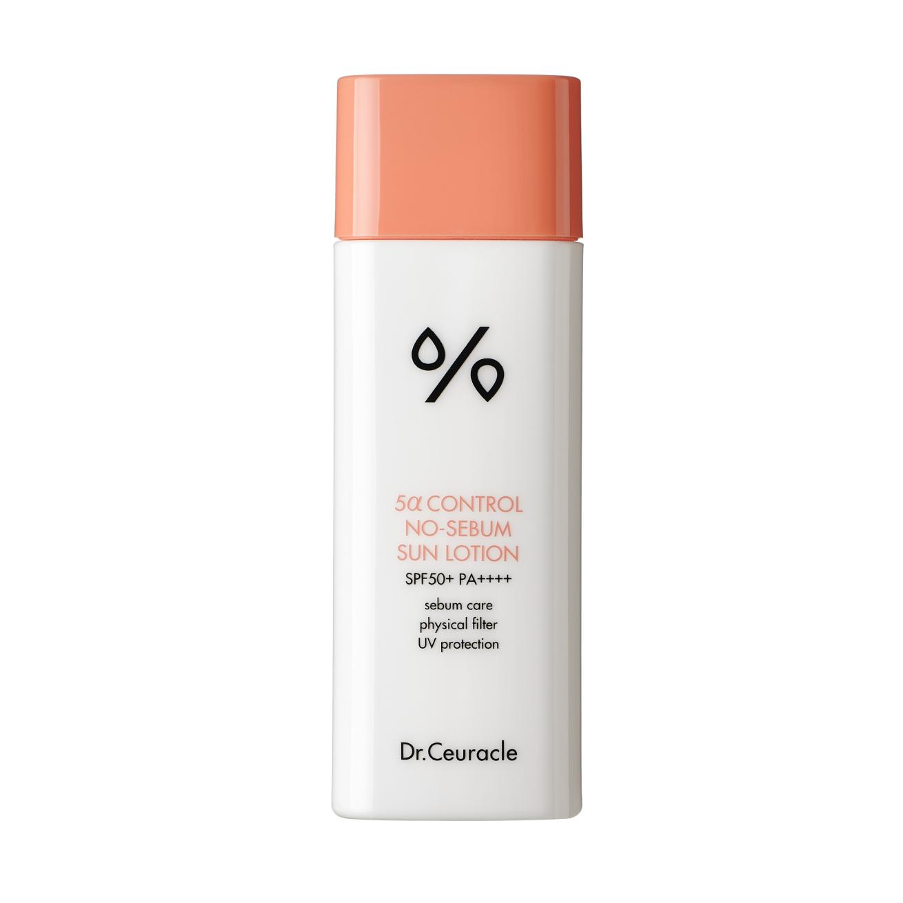 Dr. Ceuracle 5α Control No Sebum Sun Lotion SPF 50 PA++++ 50ml - интернет-магазин профессиональной косметики Spadream, изображение 56576