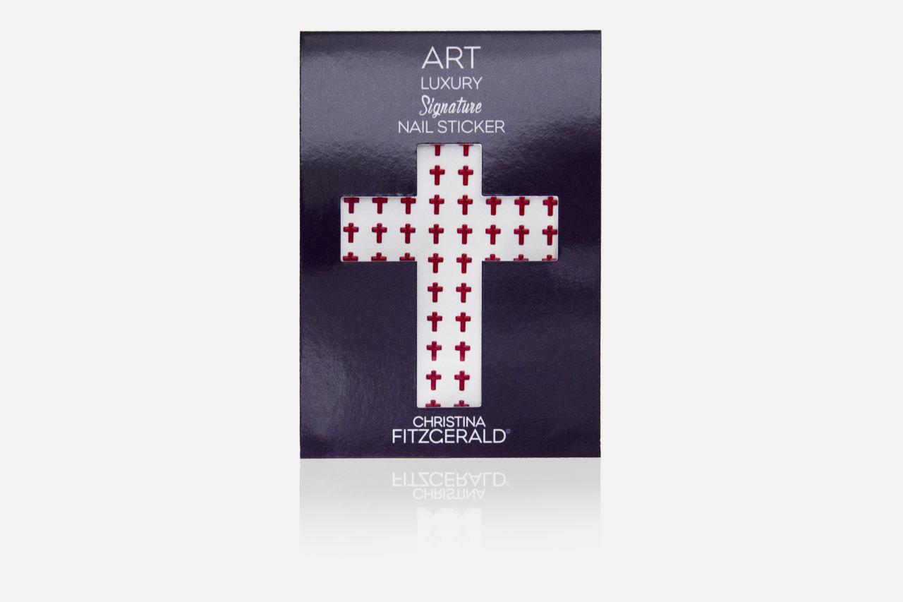 

Christina Fitzgerald Art Luxury Signature Nail Sticker Red Cross (Pack of 96)