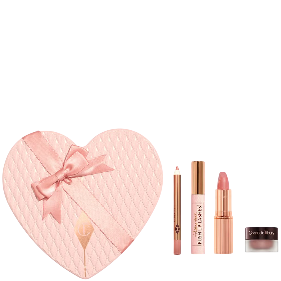 Charlotte Tilbury Pillow Talk Icons On The Go lip & Eye Kit  - интернет-магазин профессиональной косметики Spadream, изображение 69570