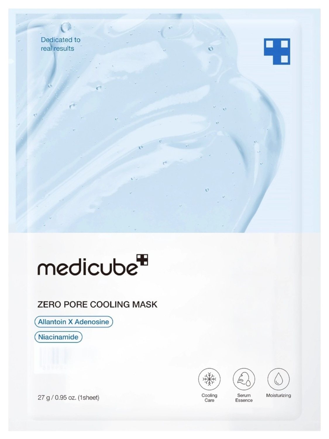Medicube Zero Pore Cooling Mask 27g - интернет-магазин профессиональной косметики Spadream, изображение 66002