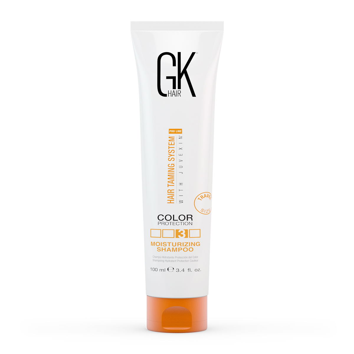 GKhair Moisturizing Shampoo Color Protection 100ml - интернет-магазин профессиональной косметики Spadream, изображение 35782