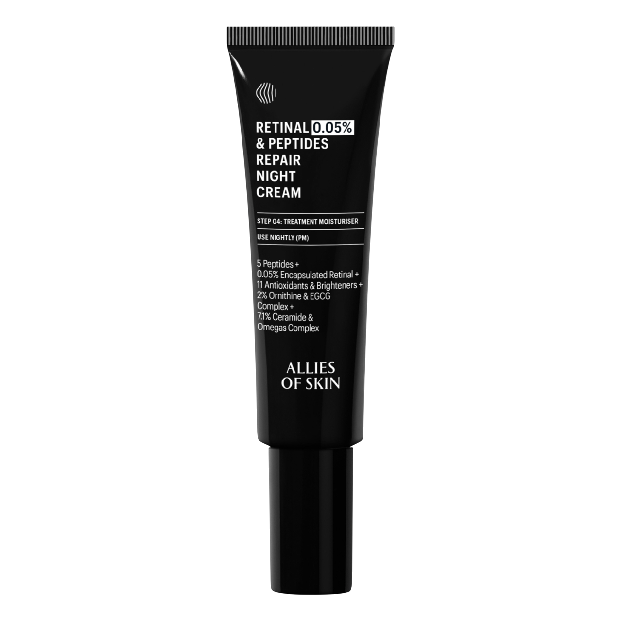 Allies of Skin Retinal 0.05% & Peptides Advanced Repair Night Cream 48ml	 - интернет-магазин профессиональной косметики Spadream, изображение 60337