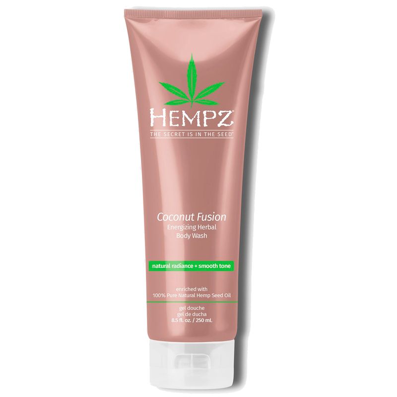 Hempz Coconut Fusion Energizing Herbal Body Wash 250ml - интернет-магазин профессиональной косметики Spadream, изображение 42837