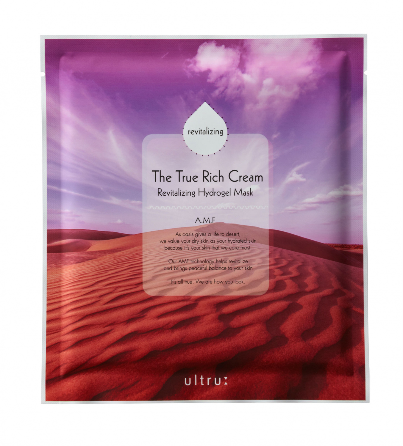 

Ultru The True Rich Cream Revitalizing Hydrogel Mask