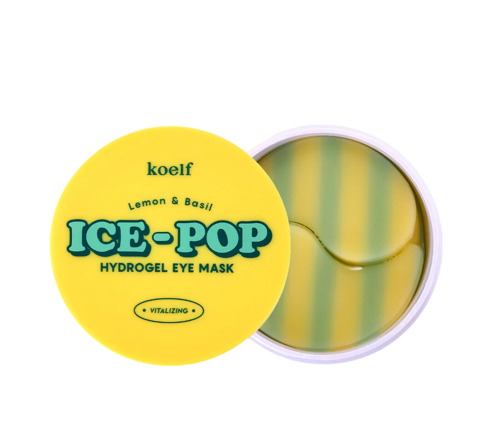 Koelf Lemon & Basil Ice-Pop Hydrogel Eye Mask - интернет-магазин профессиональной косметики Spadream, изображение 46513