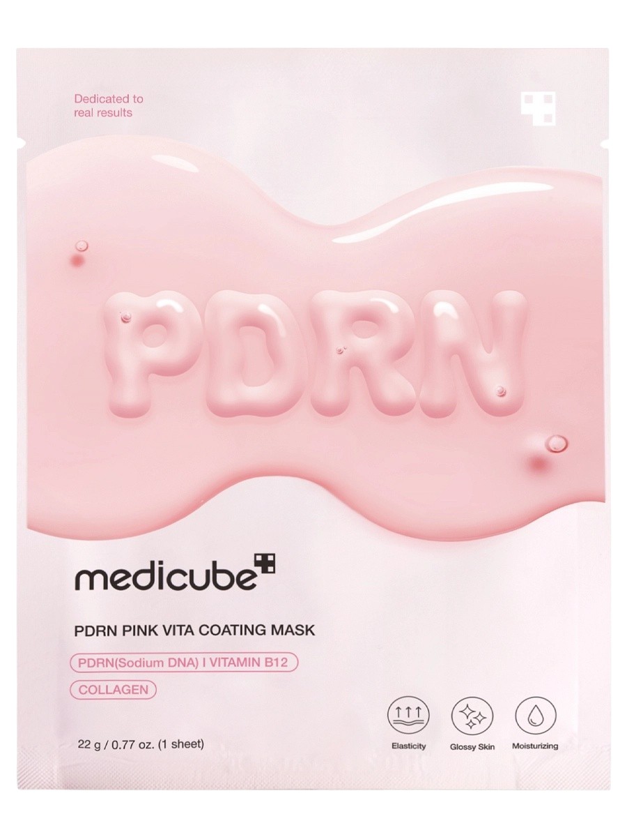 Medicube PDRN Pink Vita Coating Mask 22g - интернет-магазин профессиональной косметики Spadream, изображение 66492