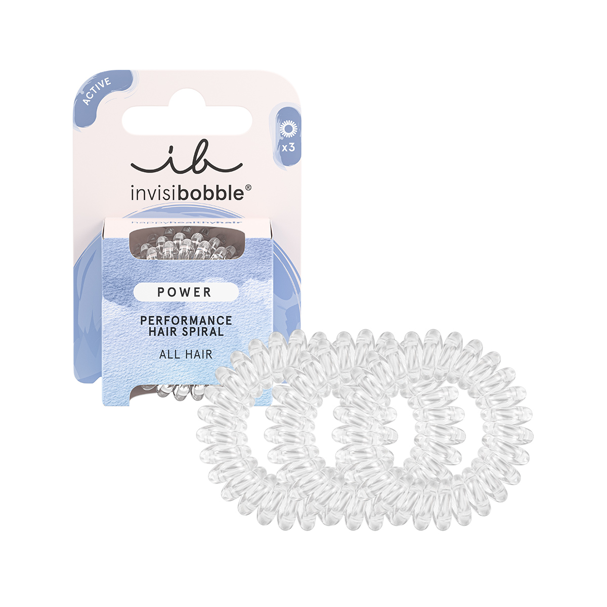 Invisibobble POWER New Crystal Clear - интернет-магазин профессиональной косметики Spadream, изображение 54259