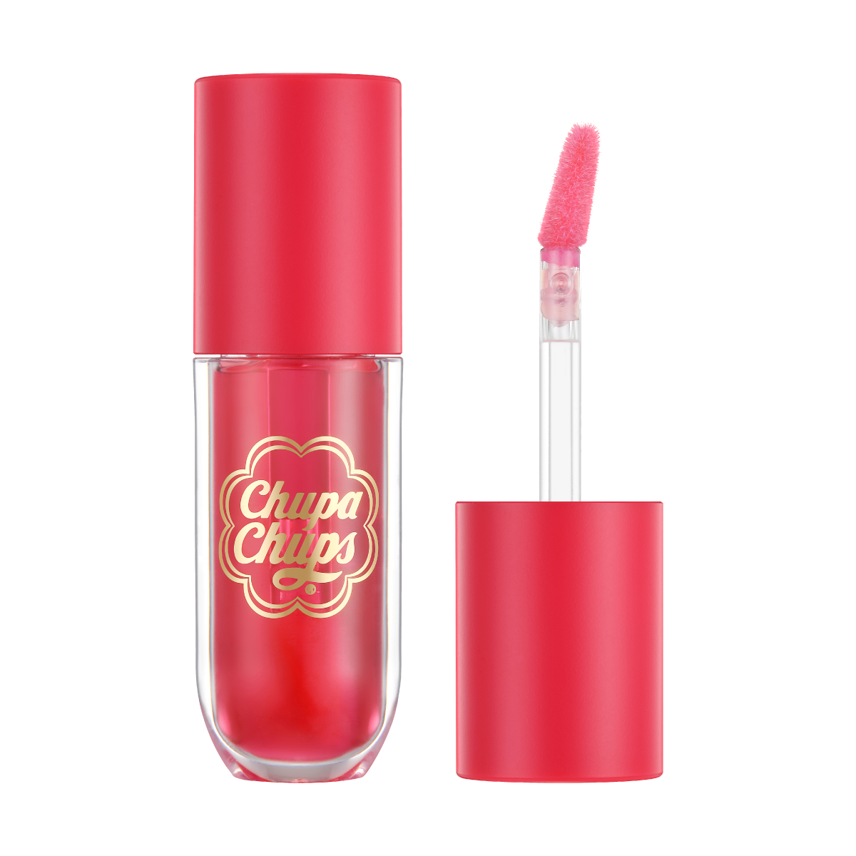 Chupa Chups Juicy Lip Oil Strawberry 4g - интернет-магазин профессиональной косметики Spadream, изображение 46430