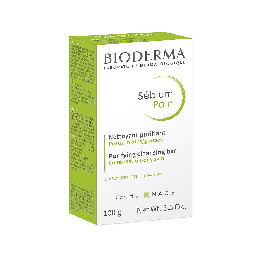 Bioderma Sebium Pain Purifying Cleansing Bar 100g - интернет-магазин профессиональной косметики Spadream, изображение 56660