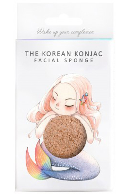 The Konjac Sponge Facial Sponge and Hook Mermaid Pink Clay - интернет-магазин профессиональной косметики Spadream, изображение 25330