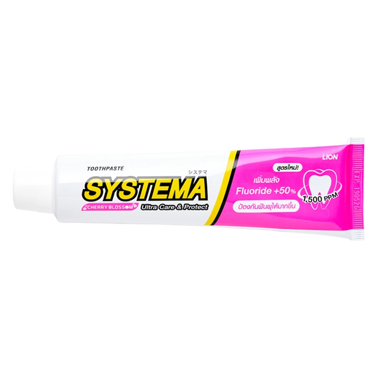 LION Systema Toothpaste Sakura 140g - интернет-магазин профессиональной косметики Spadream, изображение 51748