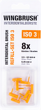 Wingbrush Interdental Brush Refill - Set ISO 3 - фото 25432 Wingbrush Interdental Brush Refill - Set ISO 3 - интернет-магазин профессиональной косметики Spadream, изображение 25432