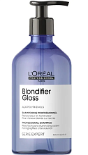 L'Oreal Professionnel Blondifier Gloss Shampoo 500ml - интернет-магазин профессиональной косметики Spadream, изображение 50566