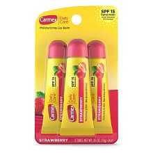 Carmex Strawberry SPF15 Lip Balm Set 3x10g - интернет-магазин профессиональной косметики Spadream, изображение 57249