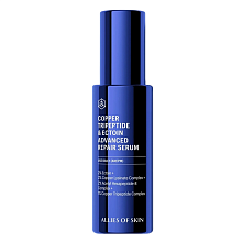 Allies of Skin Copper Tripeptide & Ectoin Advanced Repair Serum 50ml - интернет-магазин профессиональной косметики Spadream, изображение 73773