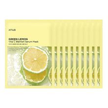 Anua Green Lemon Vita C Blemish Serum Mask 10p - интернет-магазин профессиональной косметики Spadream, изображение 68763