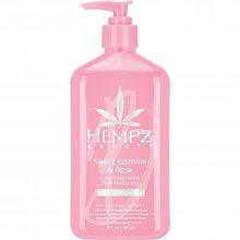 Hempz Sweet Jasmine & Rose Herbal Body Moisturizer 500ml - интернет-магазин профессиональной косметики Spadream, изображение 35805