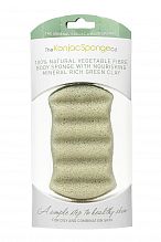 The Konjac Sponge Premium Six Wave Body Puff with French Green Clay - интернет-магазин профессиональной косметики Spadream, изображение 23428